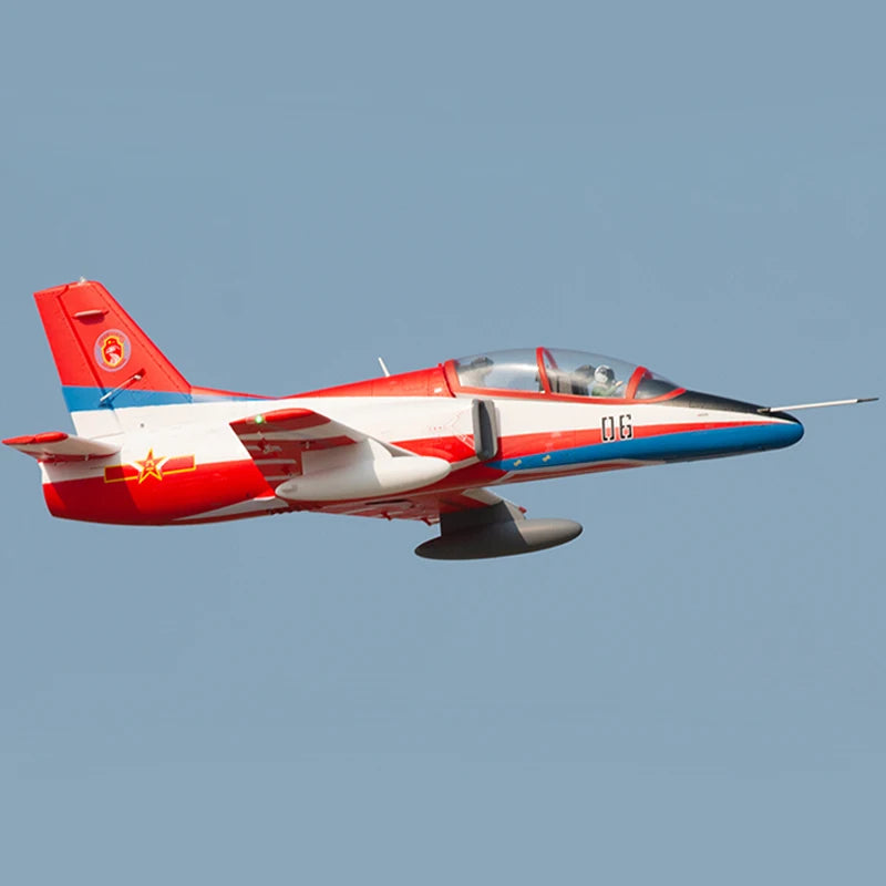 Avión a Control Remoto FlyFans Red Falcon/ Fuerza Aérea Egipcia/Camuflaje Digital K-8 80mm RC EDF Jet PNP/ KIT/ KIT con Servos, Versión de Modelo de Avión RC