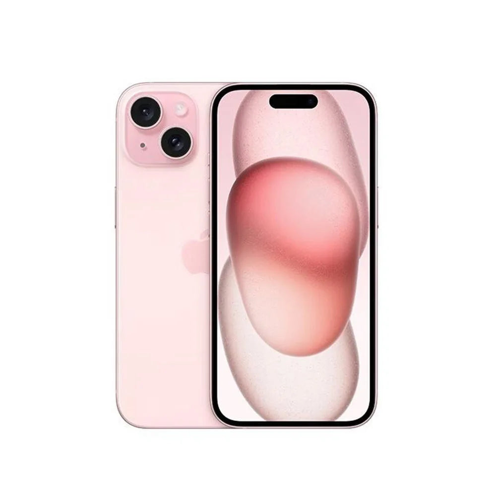 Teléfono reacondicionado Apple iPhone 15 128 GB ROM 6.1" Super Retina OLED original 6 GB RAM Face ID, excelente estado