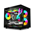 Computadora de Escritorio para Juegos con el Mejor Precio, Intel Xeon E5 2695 de Nivel I9, 12 Núcleos, 48 GB de RAM, 512 GB/1 TB SSD, Tarjeta de Video RX580 de 8 GB