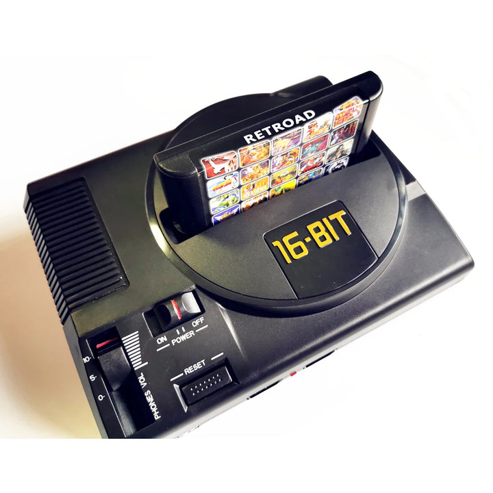 Consola Retro Mini Mega Drive Clonada con Salida HD, Basada en Hardware, Compatible con Tarjetas Micro TF y Cartuchos Originales de Sega (sin juegos)