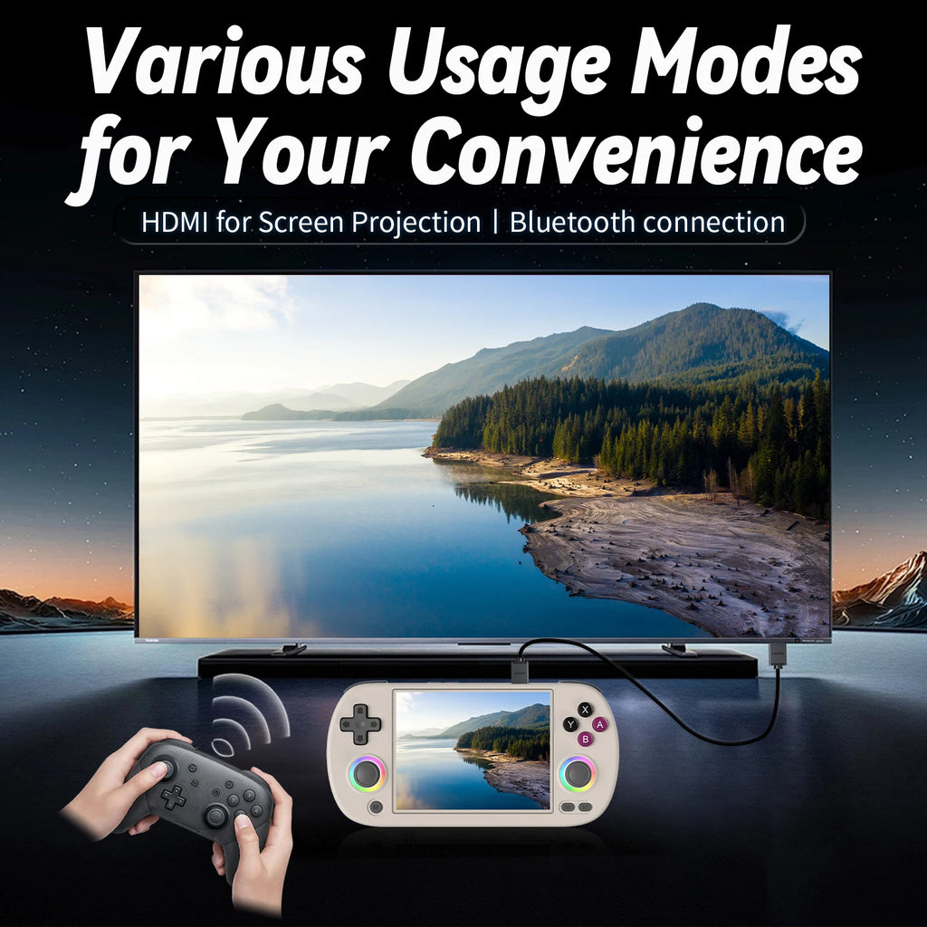 Anbernic RG40XX H Portable  Classic Retro Game Console 208g Lightweight Multi Emulator Support 5G WiFi Handheld Gaming Gift for kids