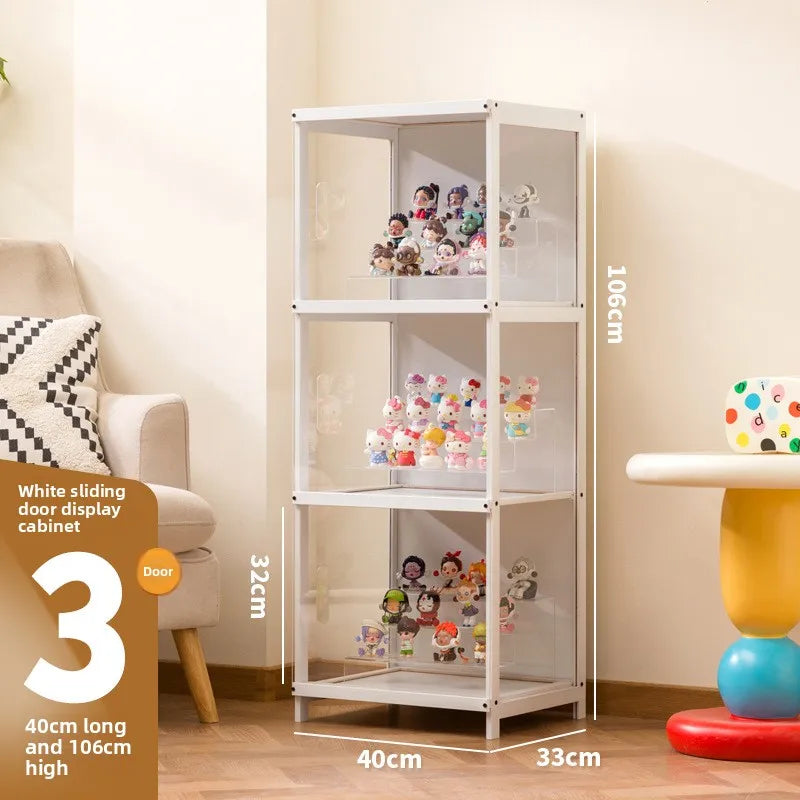 Vitrina expositora multifuncional para el hogar, caja transparente a prueba de polvo para modelos de juguete y figuras de colección (blind box)