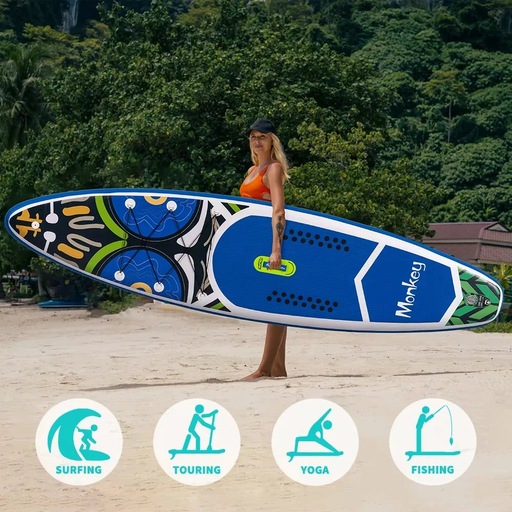 Tabla de Paddle Surf Inflable FunWater, Tabla de Surf SUP de 11&