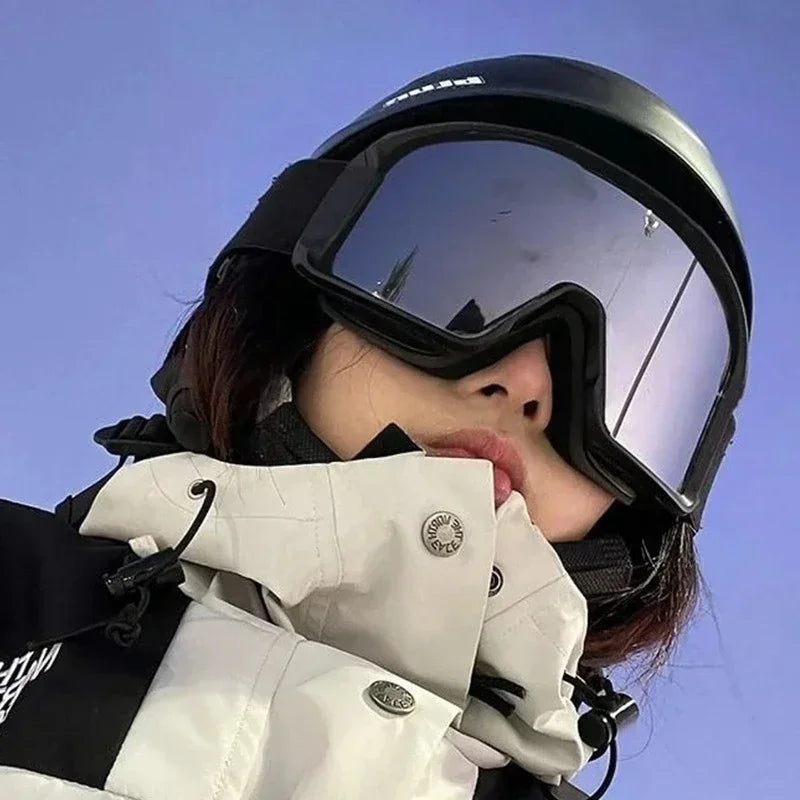 Gafas de Sol para Esquí de Invierno, Gafas de Nieve para Adultos, Gafas de Montaña con Amplio Campo de Visión, Antideslumbrantes, Gafas de Sol para Escalada, Gafas de Sol para Ciclismo de Invierno 2028