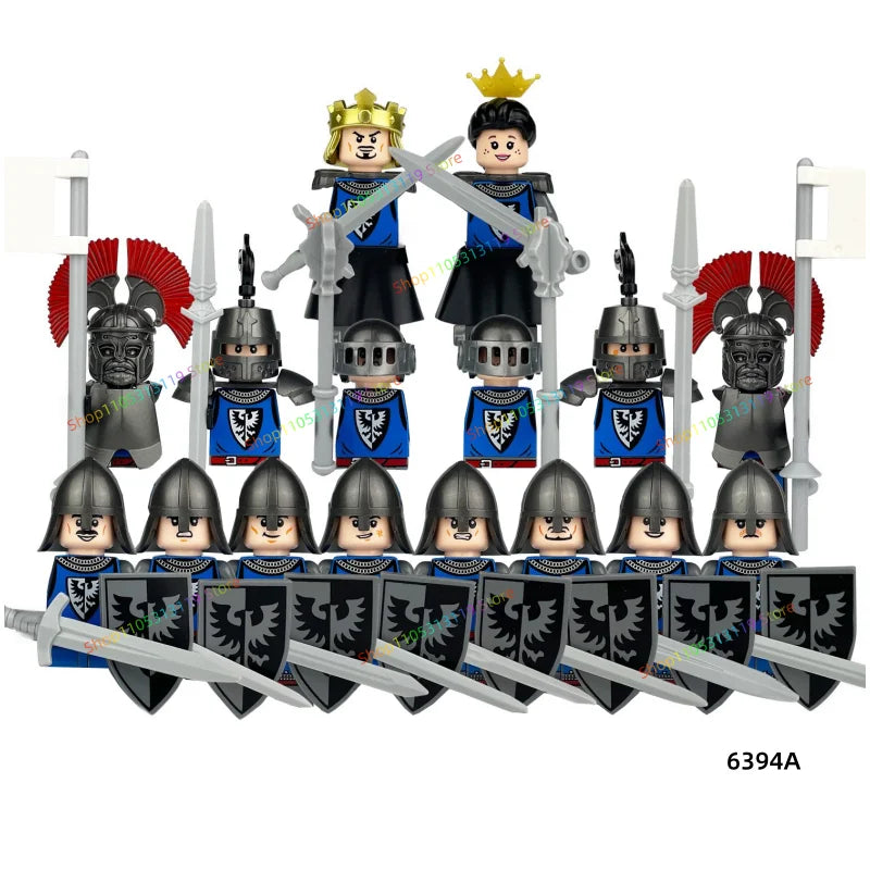 Juego de ajedrez, piezas de ajedrez, tablero de mesa plegable, bloques de construcción, decoración creativa 76401 76396, soldados de la Edad Media, juguetes, regalos