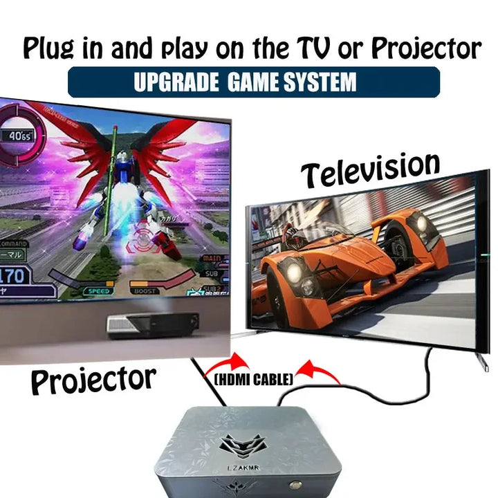 Sistema de Juegos Dual con Windows 11, 2/4 TB, NUEVO, Actualizado, I5-6600 AK1 Pro, con Más de 99999 JUEGOS para PS2, PS3, WII, SS, GAMECUBE, Sega Saturn