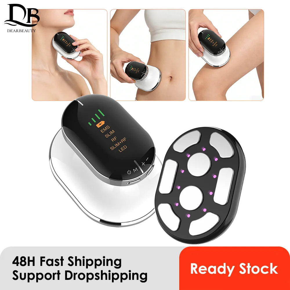 Masajeador Corporal EMS para Adelgazar, Quemador de Grasa, Pérdida de Peso, Radiofrecuencia, Masajeador Anticelulítico, LED Infrarrojo, Lifting Facial, Eliminación de Arrugas