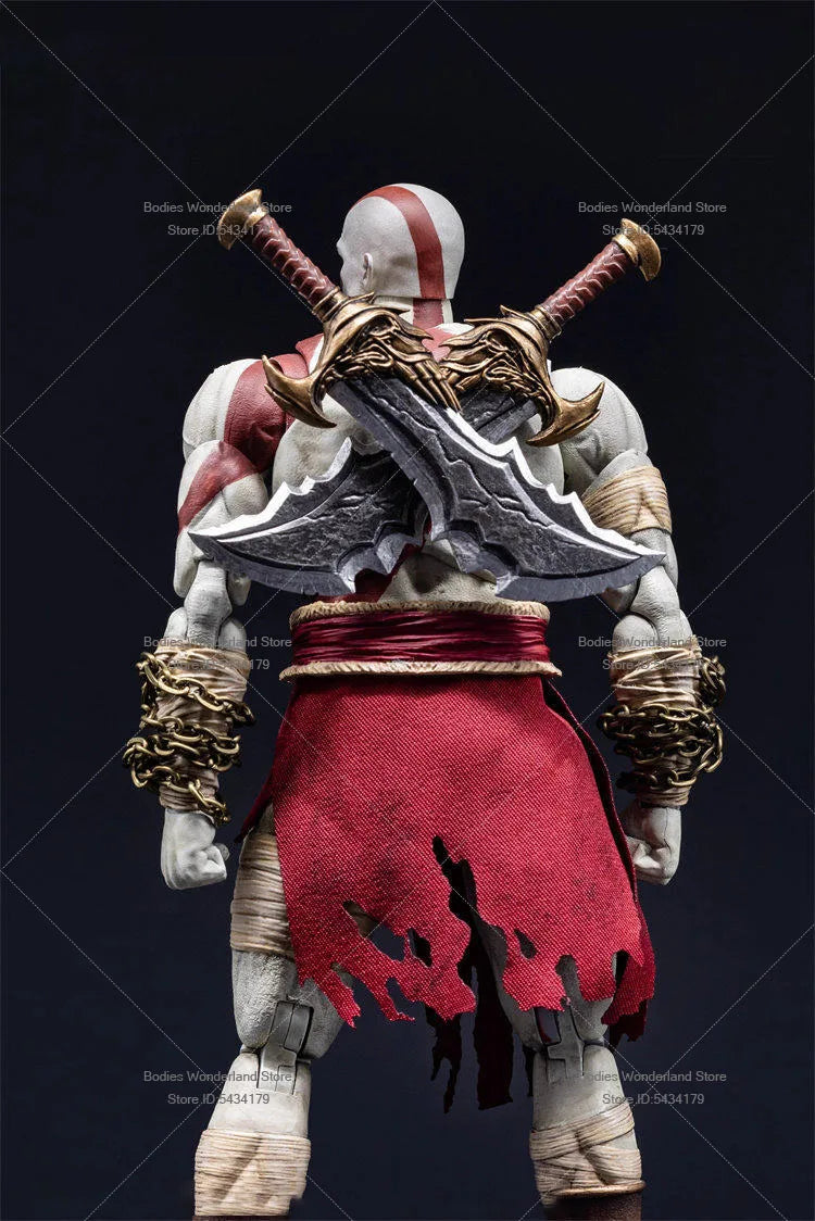 SIGMA STUDIOS GOW-01A 1/12 Scale Spartan White Sharpshooter Kratos GODSLAYER Male Soldier 6inch Action Figure Doll Collection
