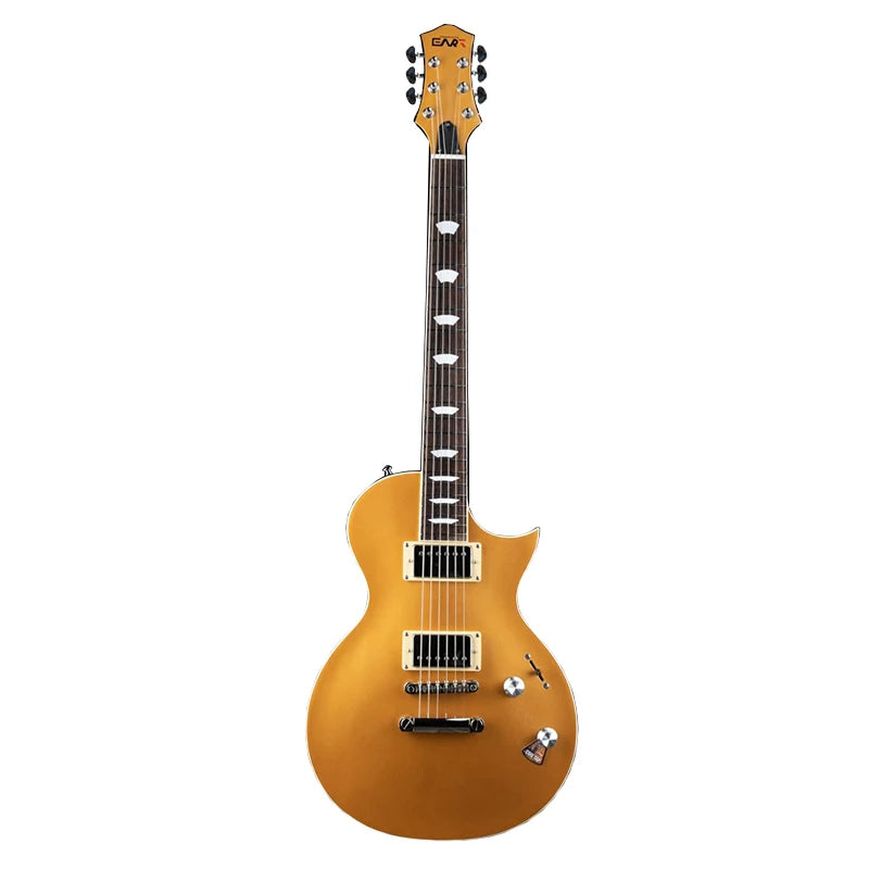 Guitarras Eart EGLP-620 Sintonizadores de bloqueo superior de arce flameado Pastillas divididas en bobina Guitarra eléctrica