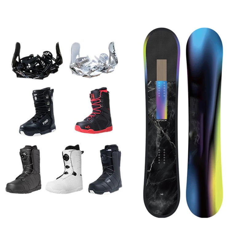 Tabla de Snowboard Aurora All Mountain al por Mayor para Adultos, Hombres y Mujeres, con Núcleo de Madera de Álamo, Impermeable y de Construcción Ecológica