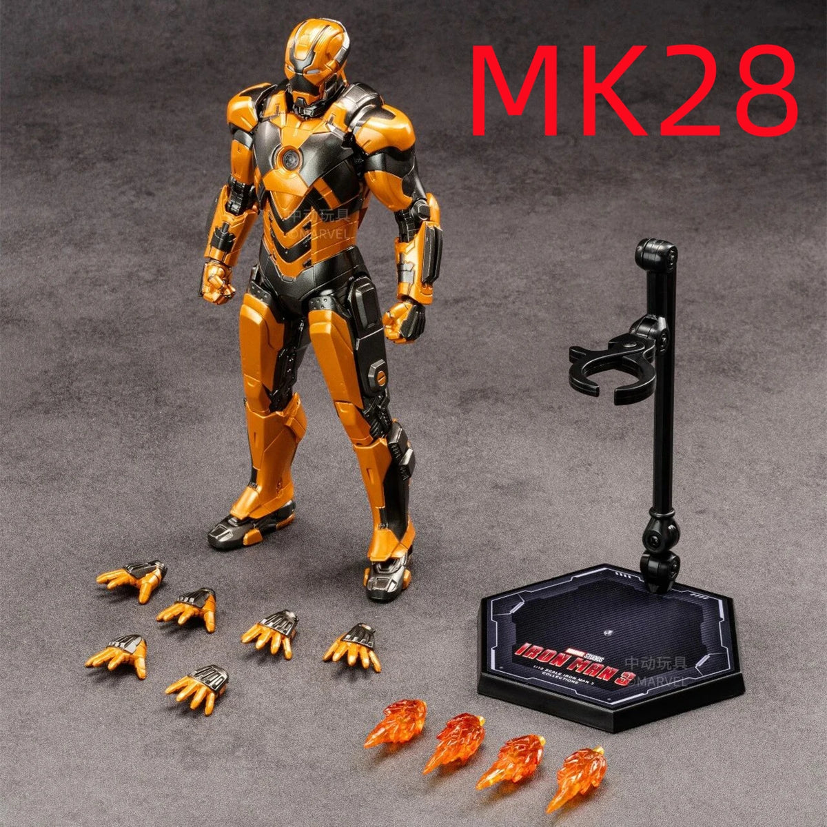ZD Toys Marvel Avengers Iron Man Figura de acción MK3 MK6 MK50 Spider-Man: No Way Home Scarlet Spider Figura de acción coleccionable Regalo
