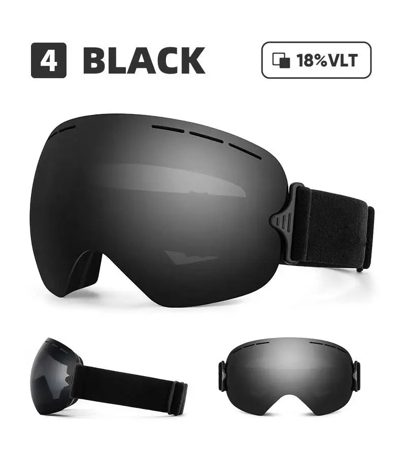 Nuevas gafas de snowboard, deporte al aire libre, con protección UV antivaho, gafas premium