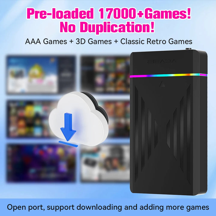 Retro Gaming HDD Retrobat&amp;Playnite&amp;Launchbox OS para PS4/PS3/PS2/PS1/SWITCH/N64/DC/WIIU 39 Emuladores para Windows con más de 17000 juegos