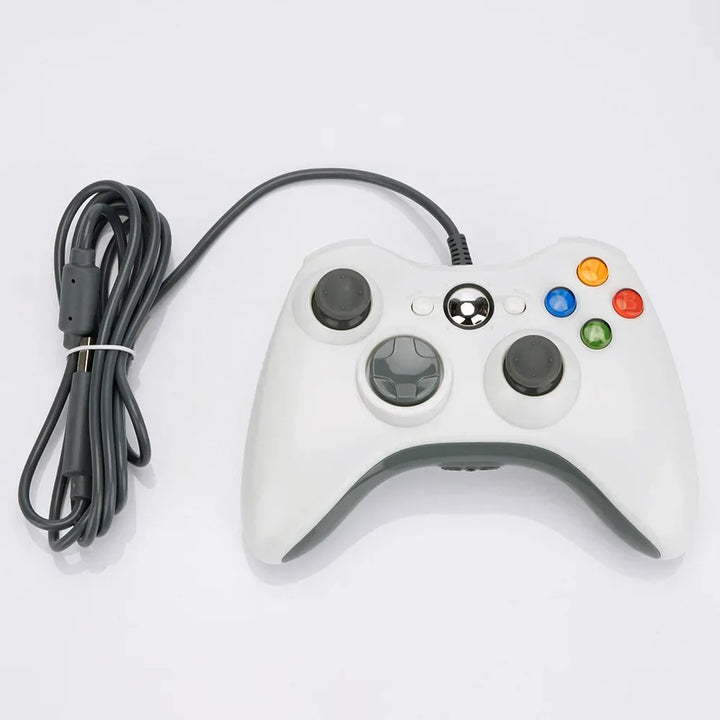 Controlador inalámbrico/con cable para controlador de juego Xbox 360 con Turbo de doble vibración Compatible con Xbox 360/360 Slim y ventana de PC