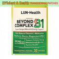 30 parches Beyond B1 Complex Parches transdermicos con vitaminas, Thiamin, niacina - Apoya la energía, el estado de ánimo y el sistema nervioso