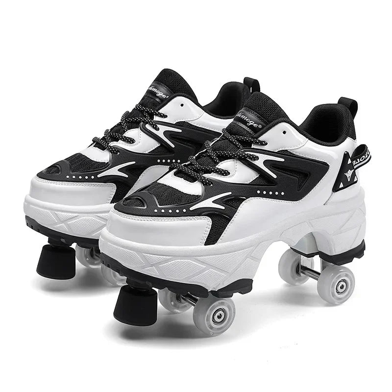 Patines con Ruedas para Niños y Niñas, Zapatos Deportivos con Ruedas, Patines de Ruedas, Regalos para Niños