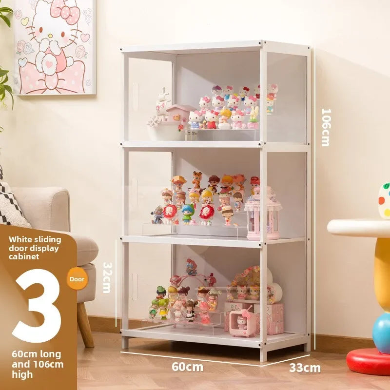 Vitrina expositora multifuncional para el hogar, caja transparente a prueba de polvo para modelos de juguete y figuras de colección (blind box)