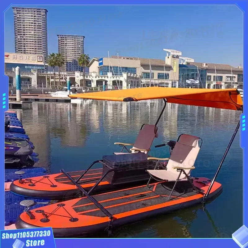 Bicicleta Acuática Inflable para Adultos, Bicicleta de Pedales Flotante para el Mar, en Venta con Tabla de Paddleboard