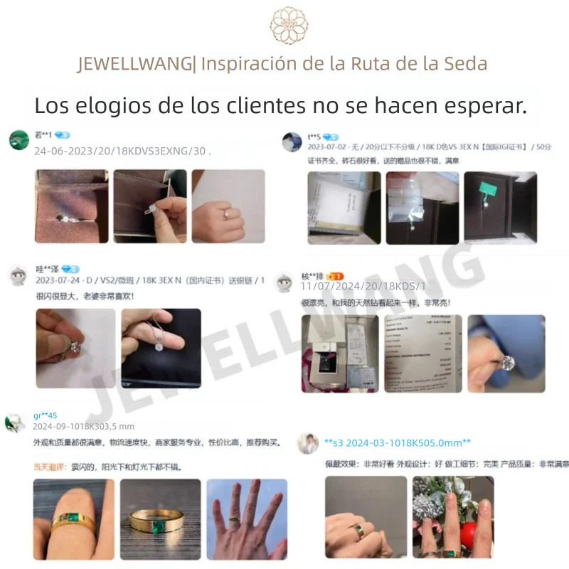JEWELLWANG, anillo clásico de tres piedras en oro blanco macizo de 18 quilates, con un diamante de laboratorio de forma de pera, ideal como regalo de joyería para bodas o aniversarios.