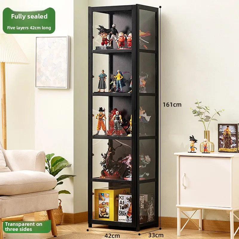 Vitrina expositora de figuras firme, soporte de exhibición de acrílico para Lego, estante para productos que no son de vidrio, expositor para modelos de juguetes y cigarrillos.