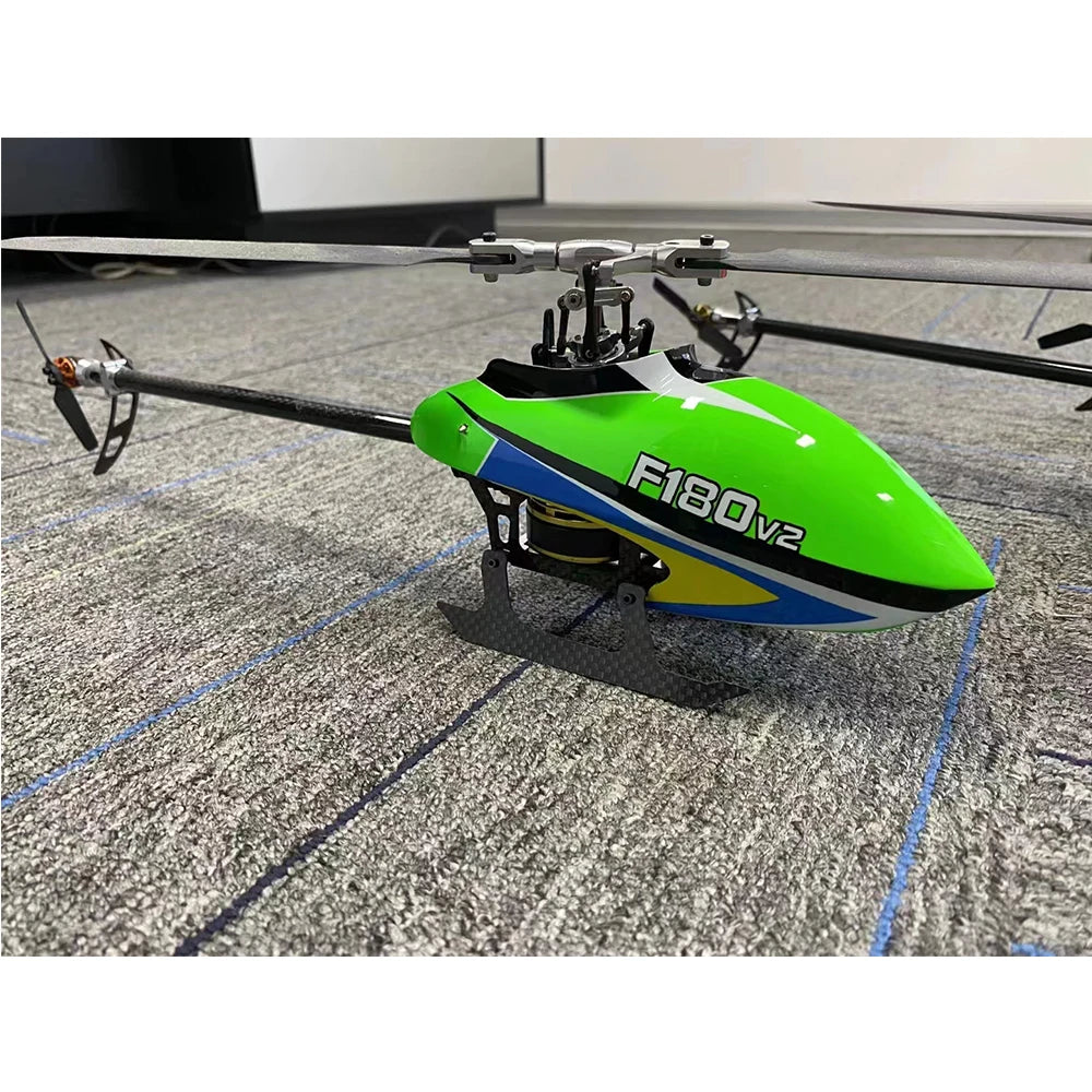 YUXIANG F180 V2 6CH 3D 6G sistema doble Motor de accionamiento directo sin escobillas helicóptero RC sin alerón RTF BNF VS F180