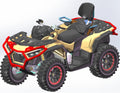 Cuatrimoto Utilitaria de Alta Calidad para 2 Personas, 4x4, Todoterreno, para Adultos, con Motor de 800cc/1000cc, UTV con Certificación CE, COC y EPA