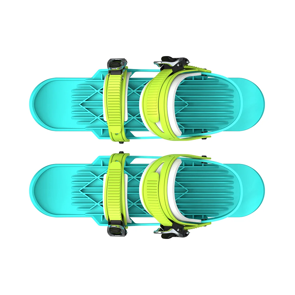 Mini esquís de nivel básico para adultos, adecuados para principiantes, botas de esquí que se pueden usar directamente en los pies, zapatos para caminar en la nieve