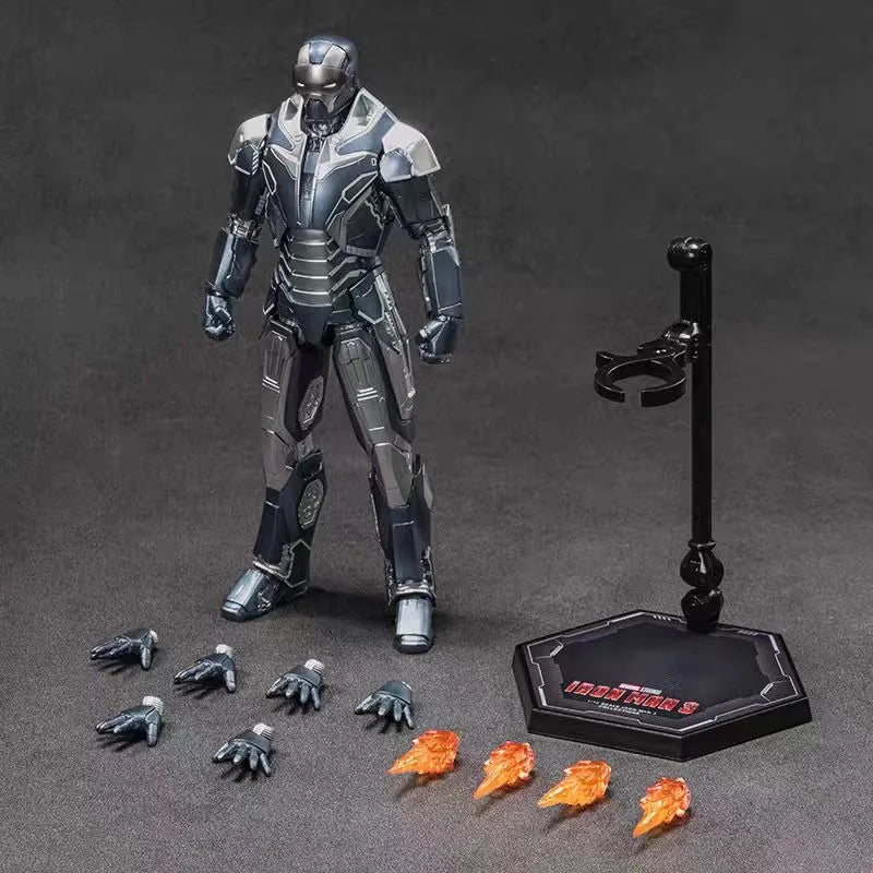 Figura de Acción Original ZD TOYS MARVEL INFINITY SAGA IRON MAN MK41/25/33/40/35/36/45/28/32/1/17/War Machine, Modelo Coleccionable