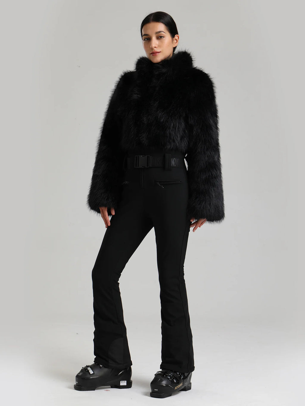 GSOU Snow Traje de esquí de una pieza para mujer, mono de snowboard, resistente al viento, muy cálido, ropa deportiva al aire libre, ropa de invierno, nuevo