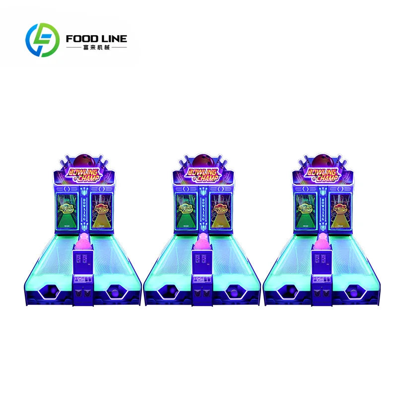 Máquina de Juego de Bolos con Puntuación Automática, Equipo de Entretenimiento para Centros Comerciales y Salas de Juegos