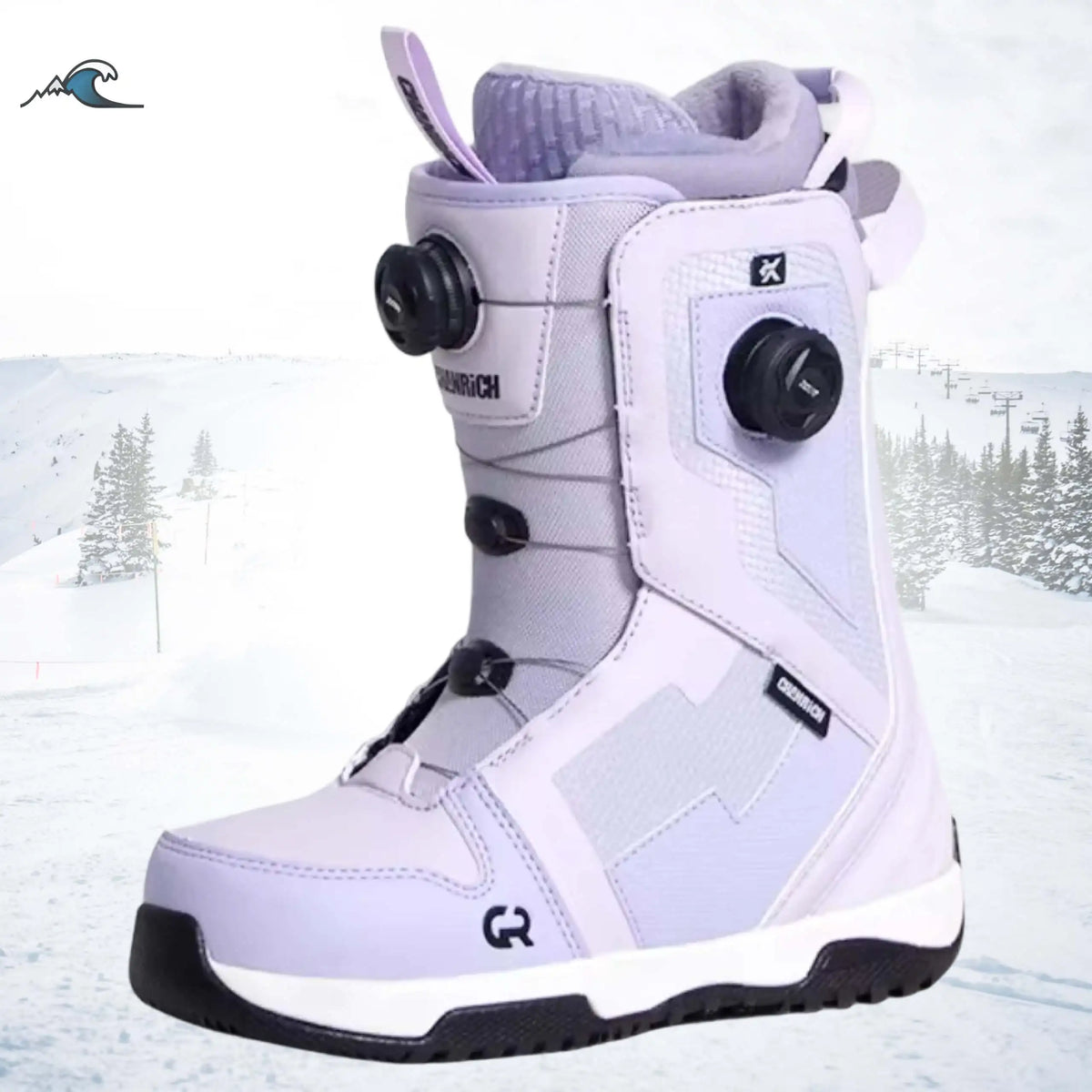Botas de Snowboard Freestyle Impermeables, Resistentes al Viento, al Frío y Transpirables, Ligeras para Sistema de Snowboard, Invierno y Todas las Estaciones