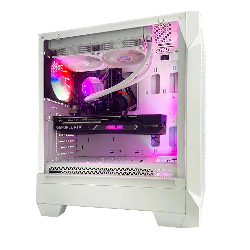 Computadora de escritorio para juegos Factory I9 de alto rendimiento con teclado con cable, conjunto de computadoras para el hogar ensambladas, PC gamer con RTX3070 3080 4070 4080 4090
