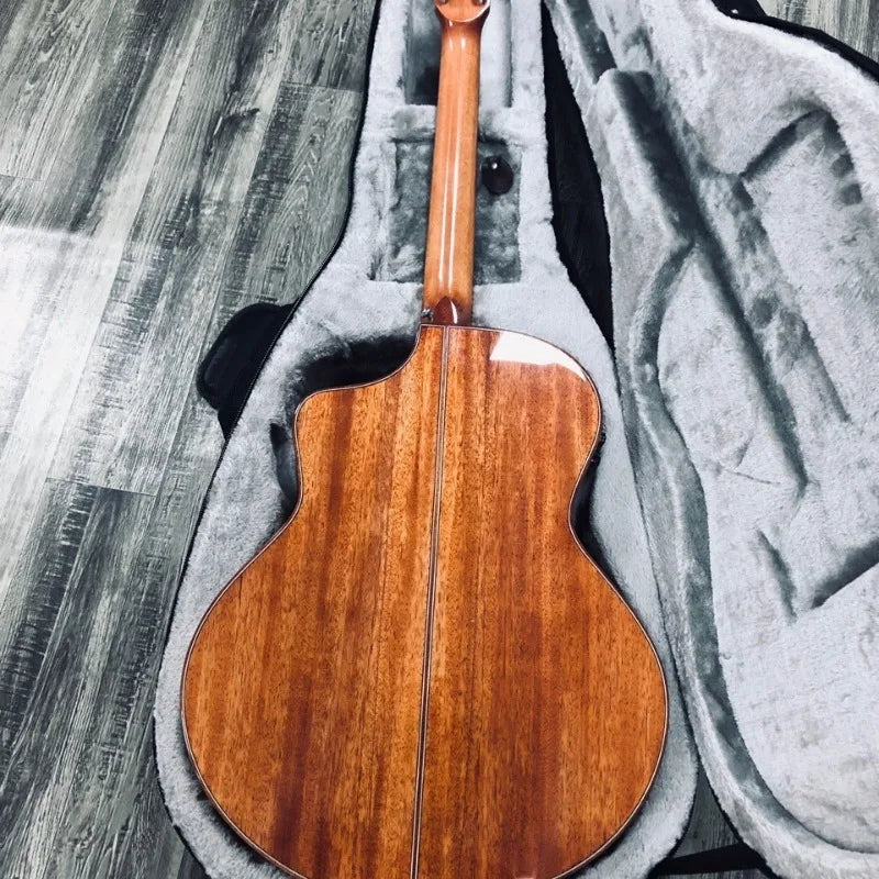 Guitarra eléctrica mejorada por vibración, tablero completo de guitarra acústica popular, caja de energía, instrumentos de acompañamiento de rendimiento profesional