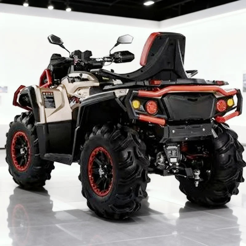 800-1000cc V-Twin Adventure Ready ATV barras de impacto laterales azules para suelo nevado tracción fuerte bajo costo de mantenimiento para estación de playa