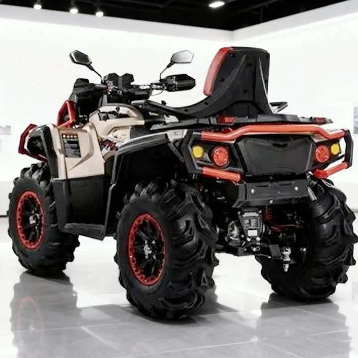 800-1000cc V-Twin Adventure Ready ATV barras de impacto laterales azules para suelo nevado tracción fuerte bajo costo de mantenimiento para estación de playa