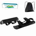 Mini Patines de Esquí Reforzados, Botas de Esquí Resistentes, Snowblades Ligeras para Esquiadores, Parques de Nieve y Pistas de Trineo