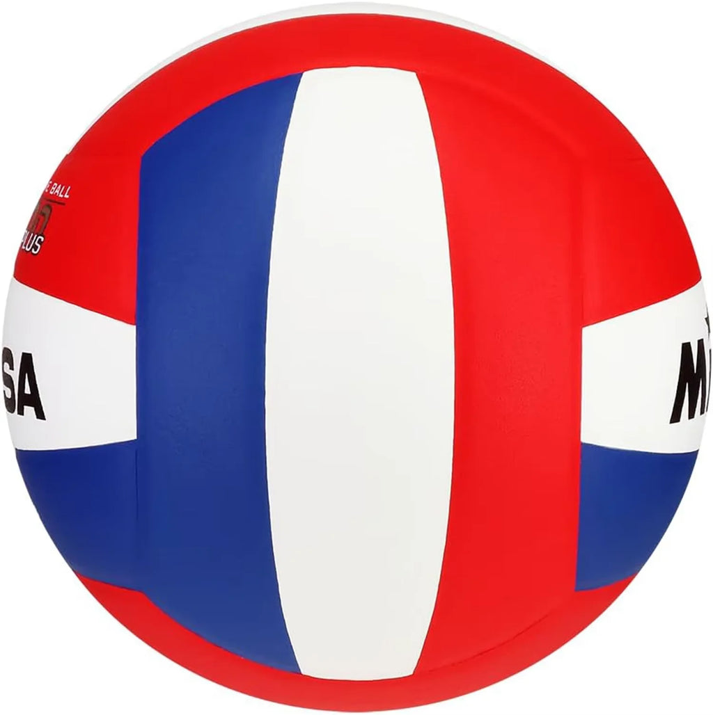 Balón de Voleibol V200W V300W V330W Azul Amarillo Talla 5 de PU de Alta Gama con Pegamento Caliente para Adolescentes y Adultos