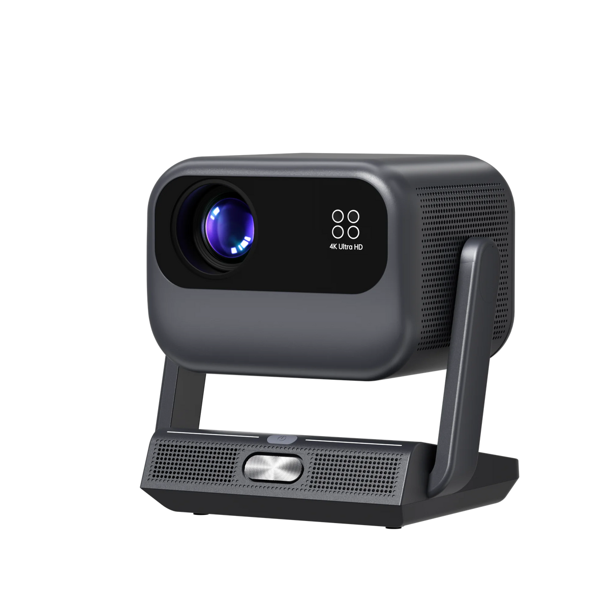 Proyector inteligente 4K Ultra HD con decodificación 8K, WiFi de doble banda, enfoque automático, Google TV, cine en casa, audio Dolby y tecnología láser.