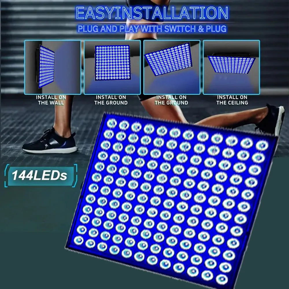 Lámpara LED de luz negra para bronceado, cama solar UV 395nm para belleza y bronceado sin sol