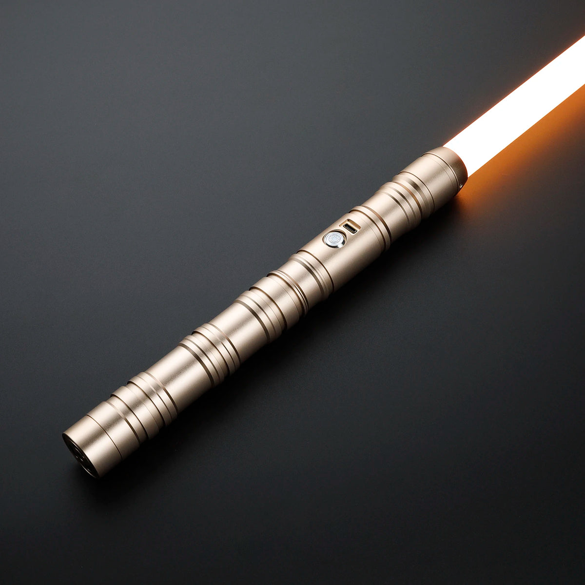 Sable de luz para duelo intenso DamienSaber Xeno3.0 con Bluetooth, swing fluido sensible, cambio de color infinito y 34 fuentes de sonido