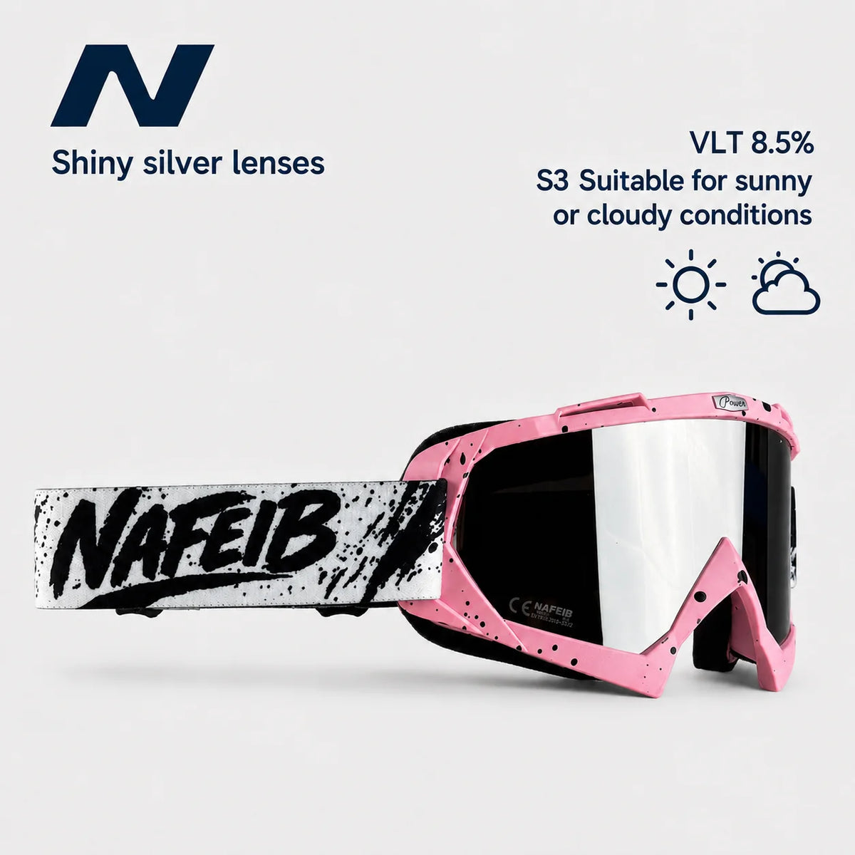 Gafas de esquí, ciclismo, motocicleta, gafas a prueba de viento, UV400, gafas de nieve para snowboard, gafas de esquí para deportes al aire libre de invierno