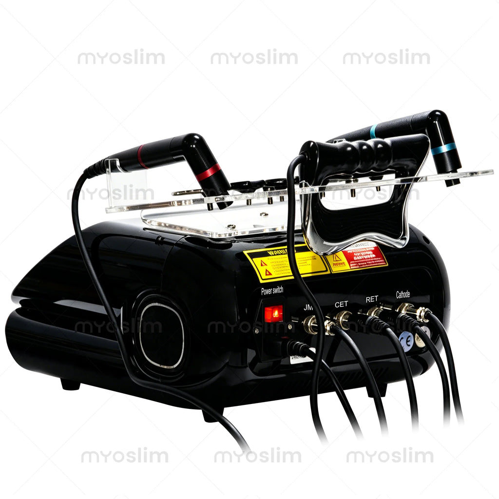 Máquina de Belleza Fever Master 448K RET CET JMD con 3 Sondas para Reafirmación de la Piel, Contorno Corporal y Alivio del Dolor, Dispositivo para Uso en Salones