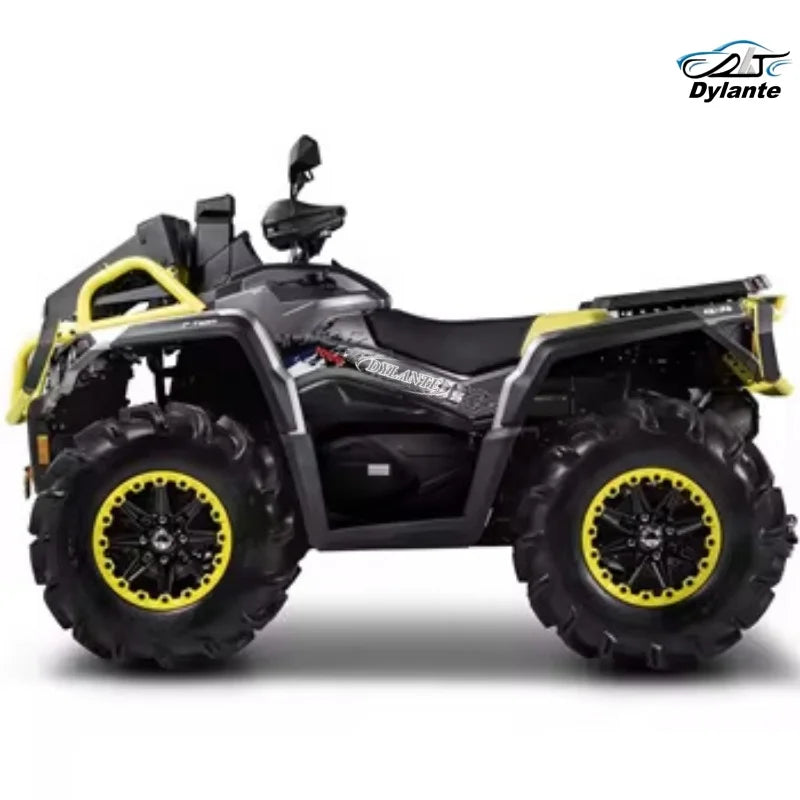 Nuevo Diseño, ATV de 1000cc con Motor CVT, Arranque Eléctrico, Tracción en las 4 Ruedas, Frenos de Disco Delanteros y Traseros, Apto para Playas y Caminos de Barro