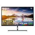 Monitor KTC 5K de 27 Pulgadas, Modo Dual 5K2K con Puerto Tipo-C de 65W |   Compatible con Mac mini, HDR400, 5120x2880, 99% DCI-P3, 100% sRGB, ΔE＜2, 5120x2880, HDMI y DP, H27P3