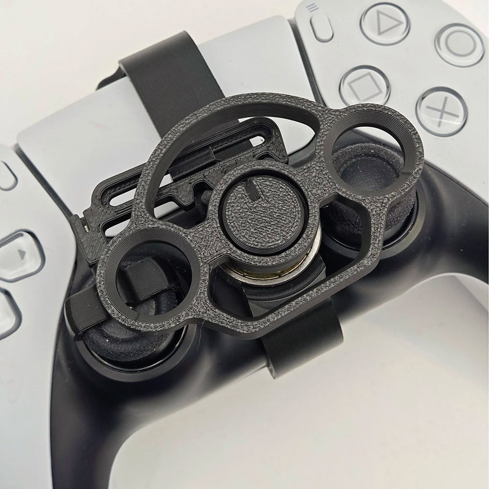 Mini volante de impresión 3D para mando de PS5, simulador auxiliar de carreras, accesorios para mando de PlayStation 5