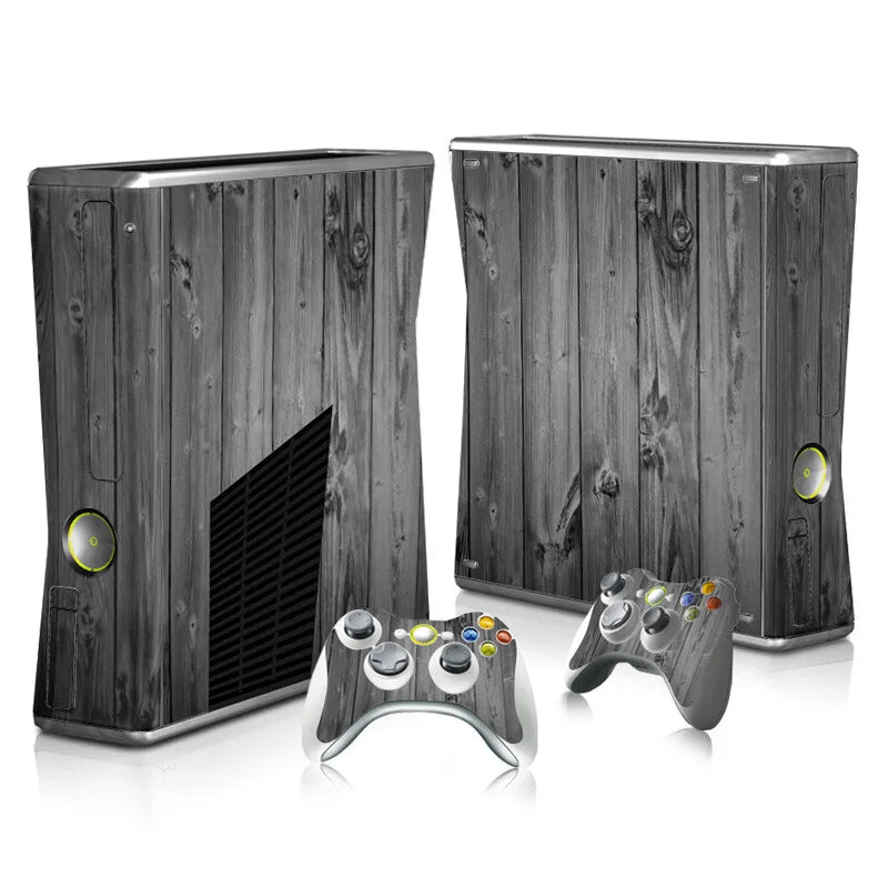 Vinilo Adhesivo Personalizado para Consola Xbox 360 Slim y 2 Controles, Adhesivo Decorativo para Xbox 360 Slim
