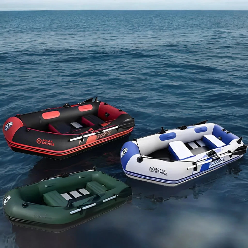 Solarmarine 2,3 M PVC bote de pesca inflable bote canoa barcos de carreras y Kayak de esquí acuático para adultos deportes acuáticos al aire libre