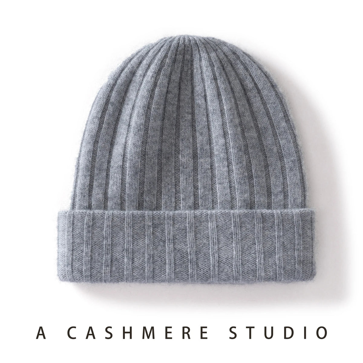 Gorro de Cachemira de calidad 100% para mujer/hombre, gorros cálidos gruesos de dos capas para invierno, gorro de esquí para exteriores, gorro de punto sin costuras para Unisex