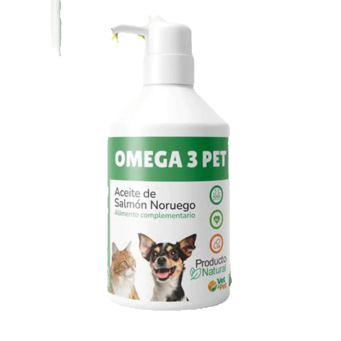 Aceite de Salmón Noruego con Omega-3 250ml (EPA, DHA, DPA) para Perros y Gatos - Bioactive, Alto Contenido en Ácidos Grasos, Soporte Articular, Cutáneo y Cognitivo, 100 % Natural con Astaxantina y Tocoferoles
