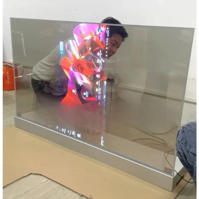 30 55 77 48-inch high-definition transparent smart TV ultra-thin touch screen OLED display transparent